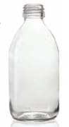 Toon details voor 200 ml siroopfles, helder, type 3 geblazen glas Afbeelding van 200 ml siroopfles, helder, type 3 geblazen glas