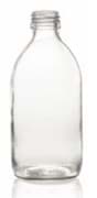Toon details voor 1000 ml siroopfles, helder, type 3 geblazen glas Afbeelding van 1000 ml siroopfles, helder, type 3 geblazen glas
