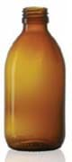 Toon details voor 200 ml siroopfles, amber, type 3 geblazen glas Afbeelding van 200 ml siroopfles, amber, type 3 geblazen glas