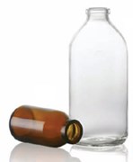 Toon details voor 250 ml infuusflacon, helder, type 1 geblazen glas Afbeelding van 250 ml infuusflacon, helder, type 1 geblazen glas