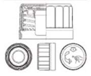 Toon details voor Duma® Twist-Off schroefdop model 2829D Afbeelding van Duma® Twist-Off schroefdop model 2829D