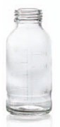 Toon details voor 1000 ml plasmafles, helder, type 1 geblazen glas Afbeelding van 1000 ml plasmafles, helder, type 1 geblazen glas