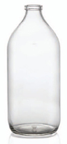 Afbeelding van 500 ml infuusflacon, helder, type 1 geblazen glas