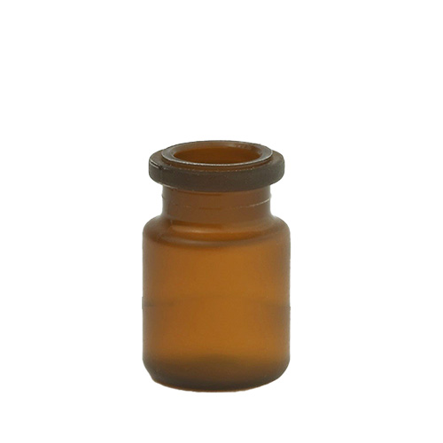 Afbeelding van 5 ml flacon PP amber Ø 20 mm felskraag